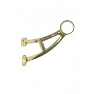 102 Brass Footrail Bracket 102 Brass Footrail Bracket