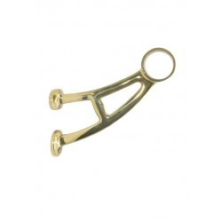 102 Brass Footrail Bracket