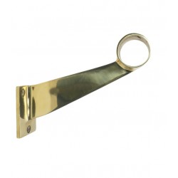 109 Brass Footrail Bracket