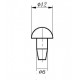 Tactile Handrail Indicators - Domed